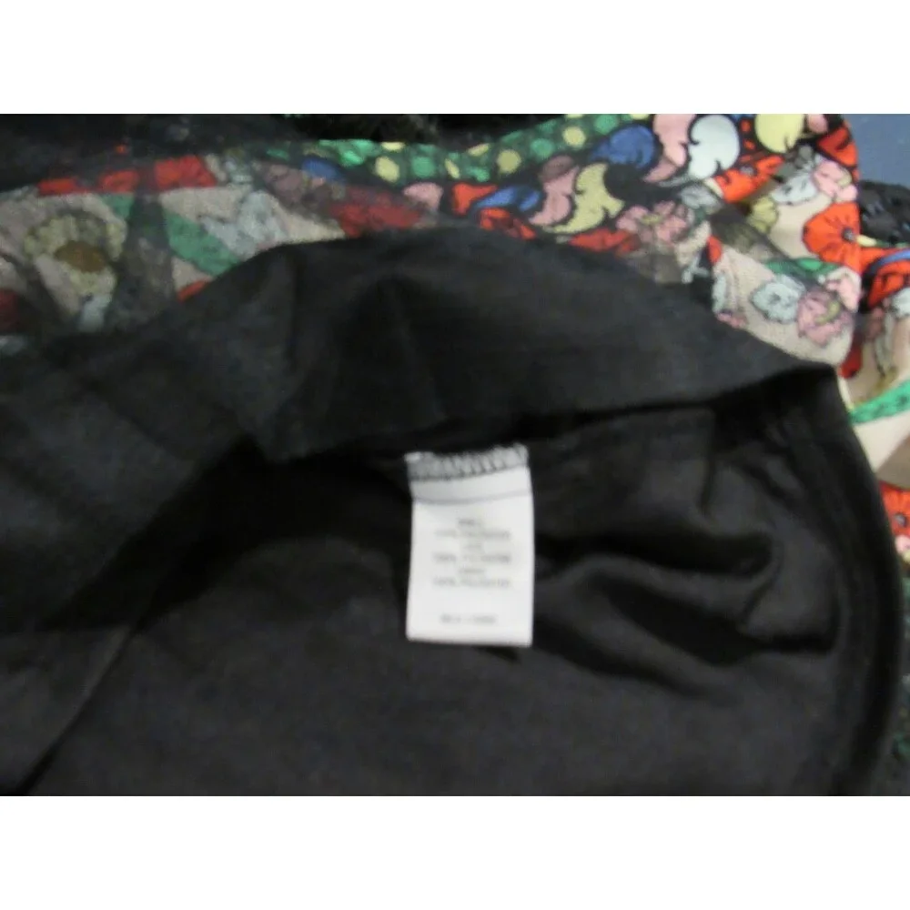 Disney Alice Through the Looking Glass Skirt Tiered Lace Womens S Funky Colorful - Picture 10 of 12